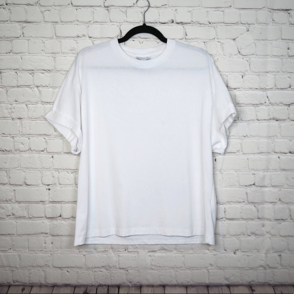 Size 10 Topshop simple white tee
